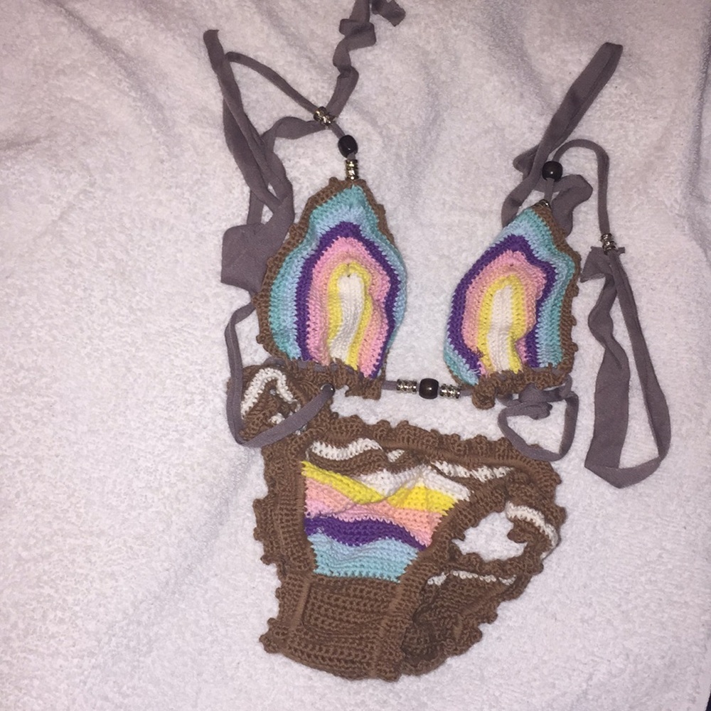 STRETCHY crochet bikini